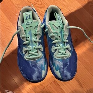 Puma Kids Blue and Mint Sneakers